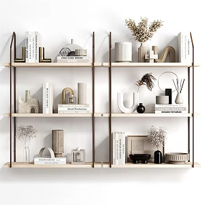 Modern ornaments combination 3d model