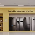 Samsung Luxury Center Shopping Mall Counter With Washing Machines Refrigerators And Display Area