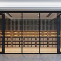 Luxurious Wine Cellar Interior Design With Glass Doors And Wooden Wine Racks