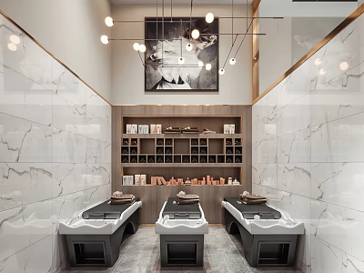 Light Luxury Spa Beauty Salon 3d model