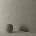 Gray Textured Building Components With Wall Panel And Decorative Sphere