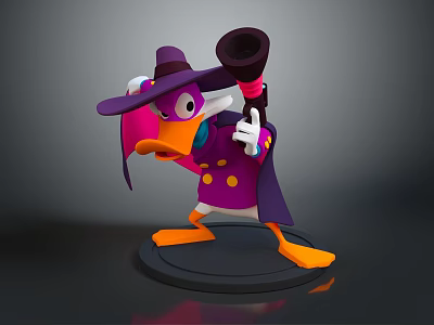 Modern Donald Duck Duck Cartoon Duck 3d model