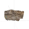 Natural Stone Wood Material Featuring Rough Textured Surface And Detailed Patterns 3d model