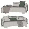 Modern Multiplayer Sofa Combination 3d model