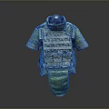 Camouflage Tactical Weapon Vest With Multiple Utility Pockets For Military Gear Use