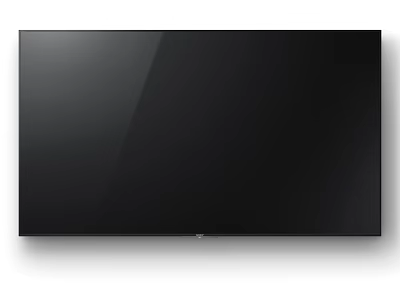 Ultra Slim Black TV with High Definition Display and Modern Wall Mounted Design 3d model