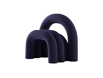Modern single chair 3d model