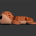 Modern Turtle Cartoon Turtle Snapping Turtle 3d model