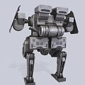 Advanced Intelligent Combat Robot With Multiple Cannons And Sturdy Mechanical Legs