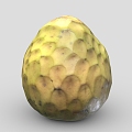 Sakyamuni Fruit Annona Fruit Tropical Fruit 3d model