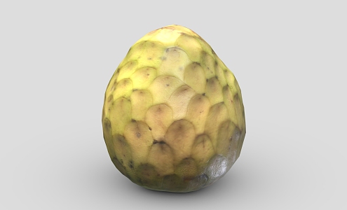 Sakyamuni Fruit Annona Fruit Tropical Fruit 3d model