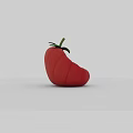 Vibrant Red Tomato Shaped Soft Leather Special Shaped Sofa For Cozy Home Leisure Space
