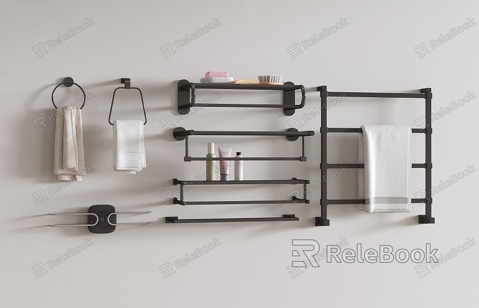 Towel Rack Bathroom Supplies Storage Rack Bathroom Small Pieces model