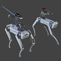 Intelligent Machines Robotic Quadruped Dogs With Mechanical Legs And Sensor Cameras