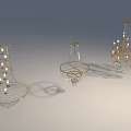 Stylish Modern Chandeliers Featuring Metallic Frames And Crystal Accents For Home Interior