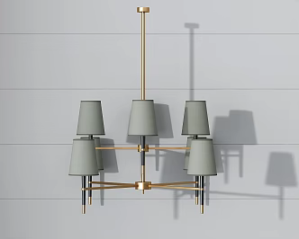 Modern chandelier 3d model