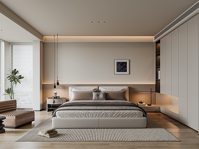 Modern Bedroom 3d model