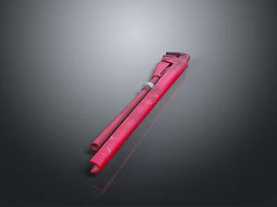 Red Adjustable Hardware Plier Tool for Professional Repair and Maintenance 3d model