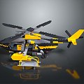 Lego toys Lego helicopter toys children's toys educational toys life supplies life items 3d model