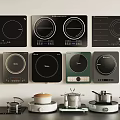induction cooker 3d model