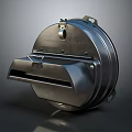 Durable Metallic Circular Industrial Machinery Housing With Mechanical Components And Structure