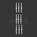 Industrial Metal Pipe Valves And Fittings With Rustic And Silver Finish Design