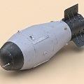 Nuclear bomb, hydrogen bomb, atomic bomb, missile bomb, shell, ground penetrating bomb, torpedo 3d model