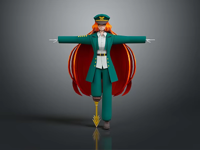 Sci-fi Beauty Cyber Beauty Sci-fi Woman Warrior Future Woman Warrior Sci-fi Lady Soldier Cyber Woman Warrior 3d model