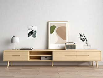 Nordic TV cabinet 3d model