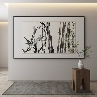 New Chinese Decorative Painting 3d model