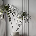 Elegant Modern Bedroom Interior With Paneled Walls Dark Green Headboard And Pendant Lights