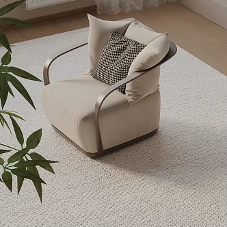 modern leisure chair 3d model