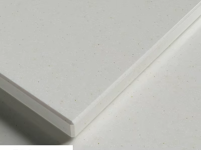 White Building Component with Golden Speckles Smooth Surface and Premium Material 3d model