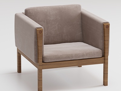 Modern single sofa model