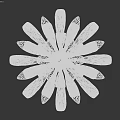 Elegant Modern Chandelier With Feather Like Design Transparent And Gold Materials