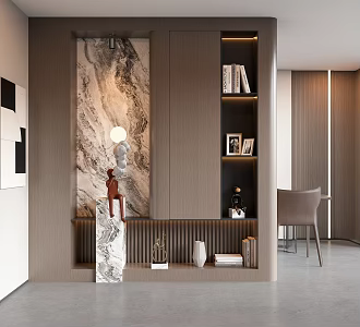 Modern Italian Entrance Decoration Hanging Painting 3d model