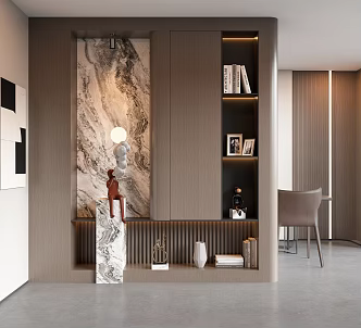 Modern Italian Entrance Decoration Hanging Painting 3d model