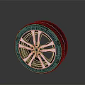 Bridgestone Car Tire With Alloy Wheel Rim And High Performance Rubber Construction
