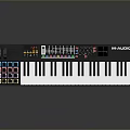 M-Audio MIDI Controller Keyboard With Colorful Buttons Knobs And Black White Keys