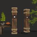 Quiet floor lamp 3d model
