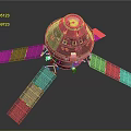 Advanced Space Capsule With Solar Panels And Scientific Equipment For Space Exploration