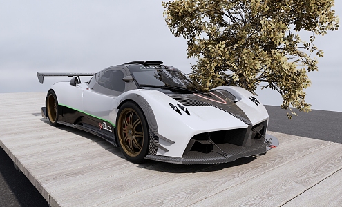 Pagani Super sports car Super sports car Racing 3d model