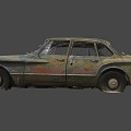 an old car 3d model