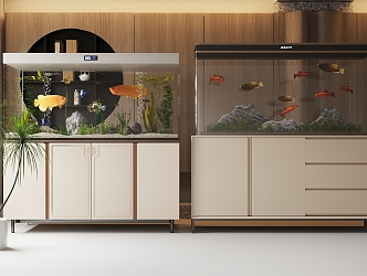 New Chinese Fish Tank 3d model