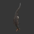 Large Prehistoric Reptile With Open Mouth Sharp Teeth Spiked Back And Scaly Skin