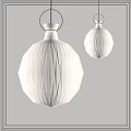 Nordic chandelier origami pineapple chandelier 3d model