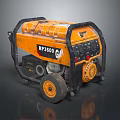 Yellow Black RP3500 Generator With Portable Design And Wheels For Power Supply