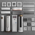 Different Types of Air Conditioner Fans Including Wall Mounted Floor Standing and Cabinet Models