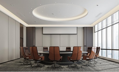 Modern Meeting Room Meeting Room Dome 3d model