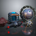 Sci-fi Items Sci-fi Components High-tech Components Sci-fi Equipment Sci-fi Scene Sci-fi Environment Game Scene 3d model